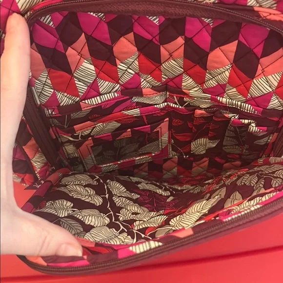 Vera Bradley Campus Tech Quilted Backpack - Bohemian Chevron - Picture 5 of 6